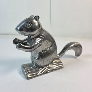 NorPro Vintage Davy Crackit The Squirrel Nutcracker Cast Aluminum MCM Holiday